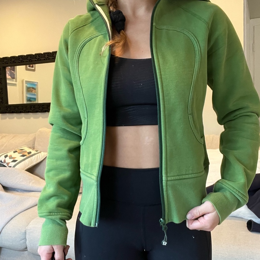 Lululemon green scuba jacket 4